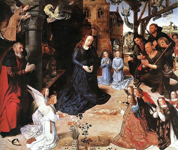 Hugo van der Goes The Adoration of the Shepherds oil painting image